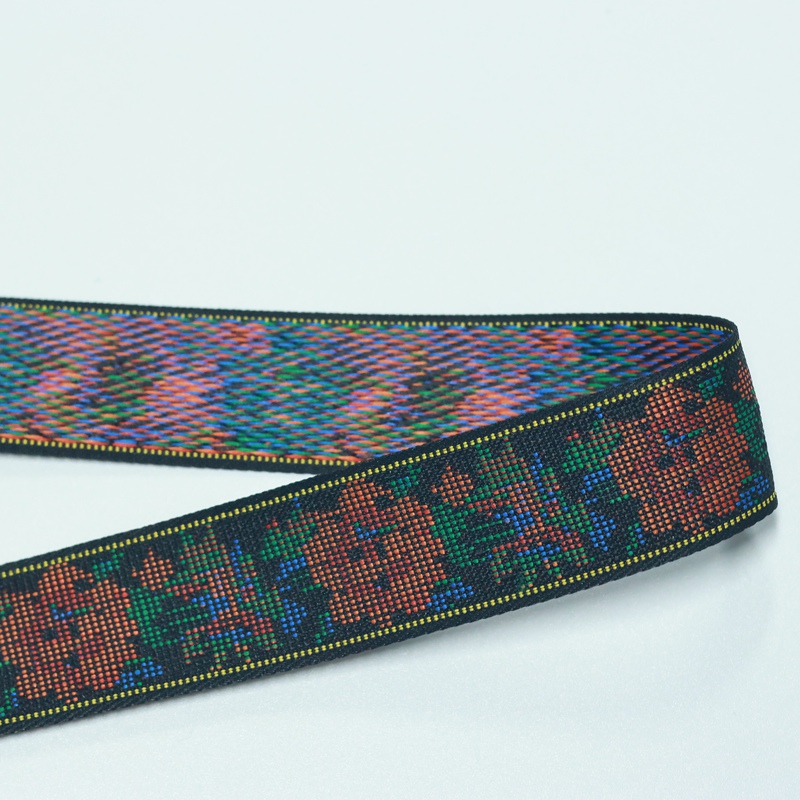 Ethnic-style Retro Floral Jacquard Webbing