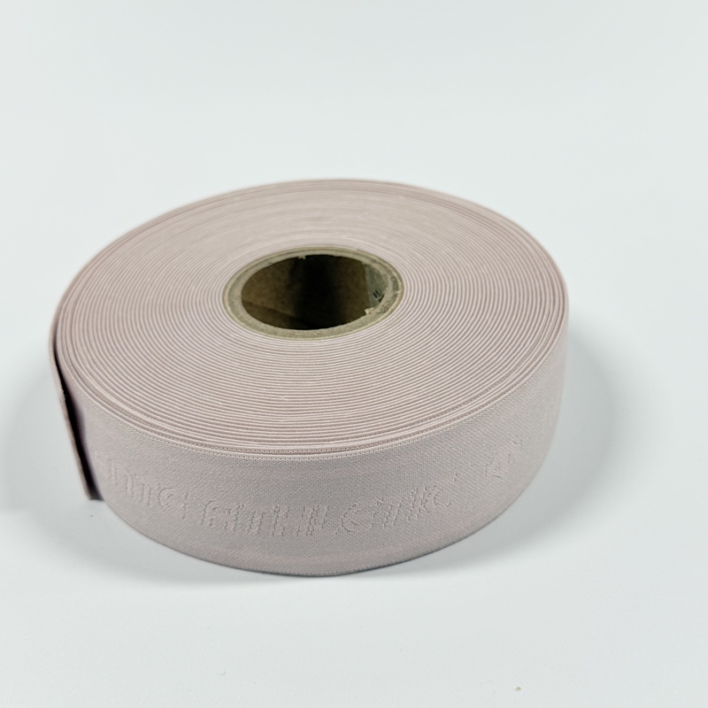 Pink High-Elastic Nylon Jacquard Webbing