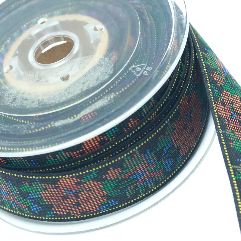 Ethnic-style Retro Floral Jacquard Webbing
