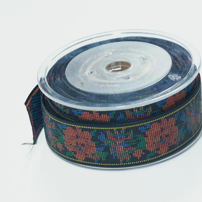 Ethnic-style Retro Floral Jacquard Webbing