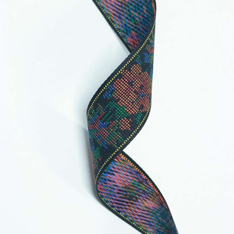 Ethnic-style Retro Floral Jacquard Webbing